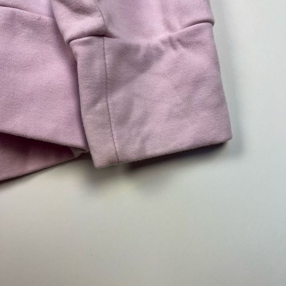 Fabletics V Neck Sweatshirt Pullover Top w Pockets Baby Pink Athleisure size M - Picture 8 of 10
